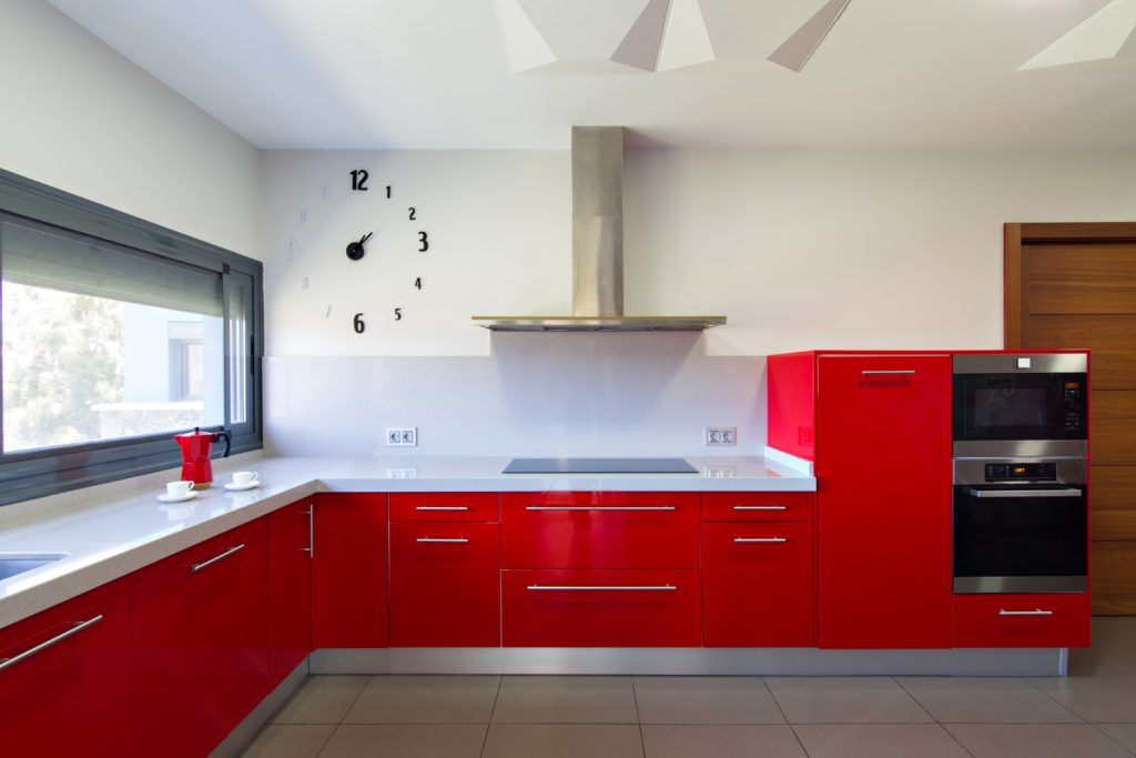Pravara Modular Kitchen 7 Red